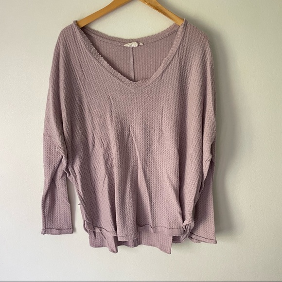 Urban Outfitters Out From Under Lavender Purple Waffle Knit Thermal Shirt (SOLD) - Picture 4 of 7